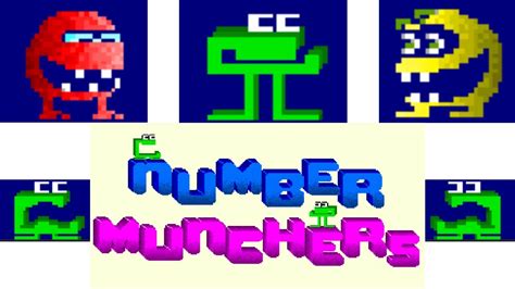  Number Munchers: Een wiskundig avontuur vol snoepende cijfers!